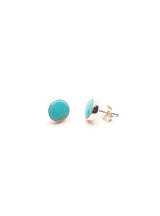 Sterling Silver Rounds Large Turquoise