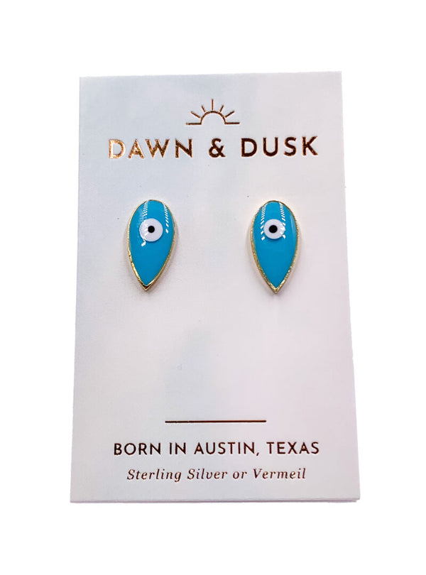 Enamel Vermeil Evil Eyes